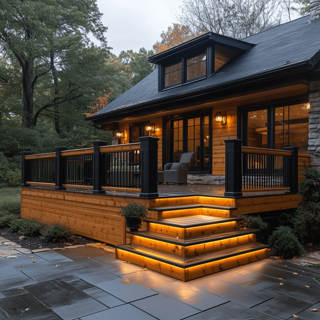 Custom outdoor deck design