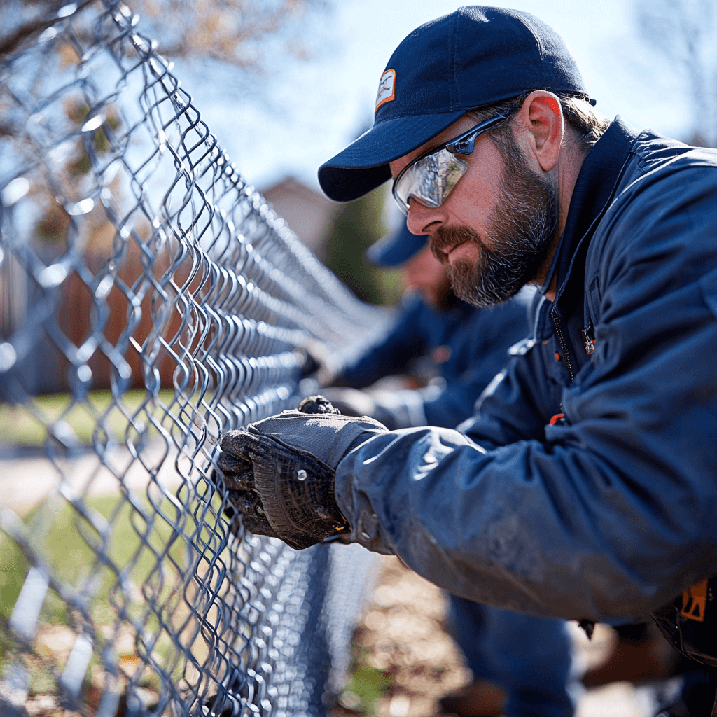 cyclone fence installation