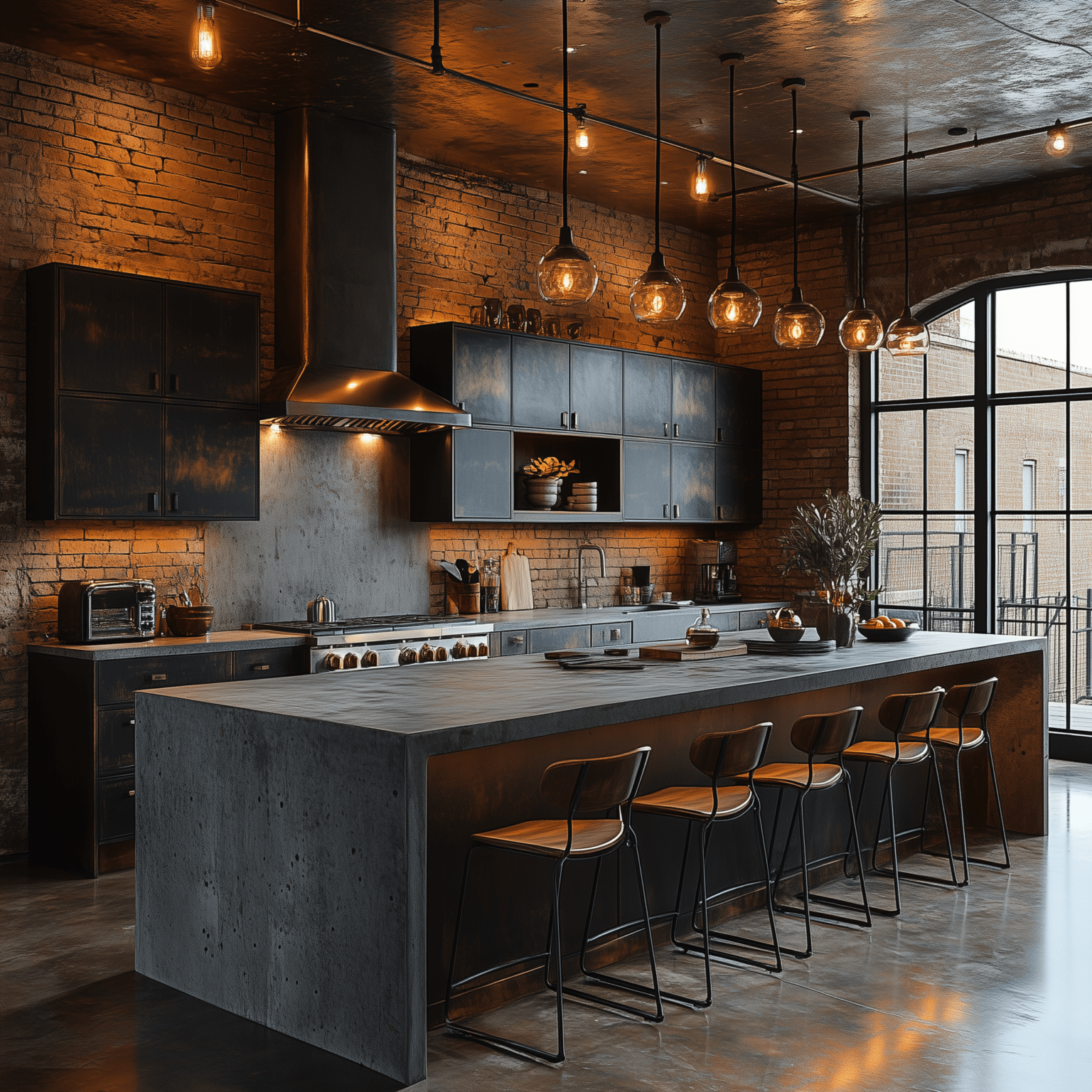 small kitchen island with seating