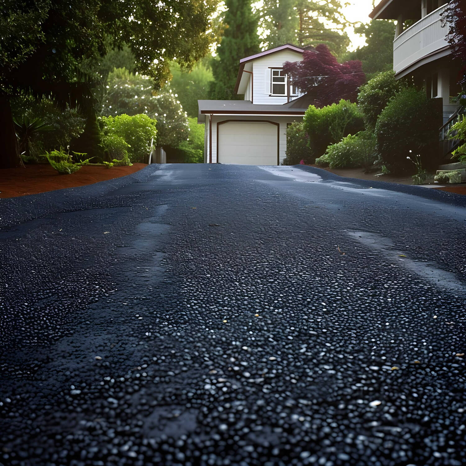 asphalt driveway installation