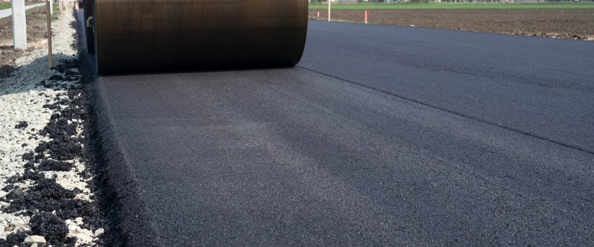 asphalt road paving